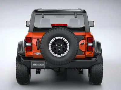 Bronco Raptor 4-door 2022 3D model