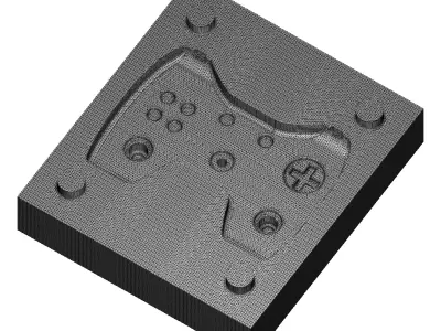 Chocolate Mold Gamepad 3D print model