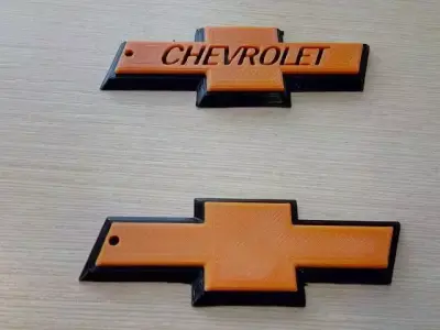 Chevrolet logo keychain 3D print model 3D print model 3D print model