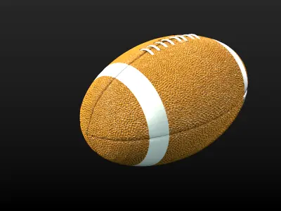 Rugby ball Free 3D model