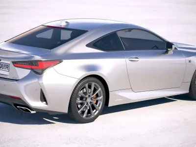 Lexus RC 2019 3D model purchase