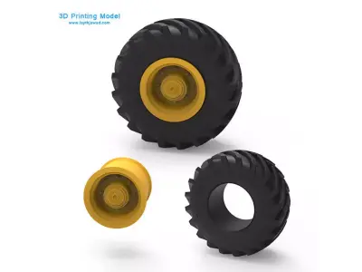Tractor Tire 3D Printing Model 3D print model