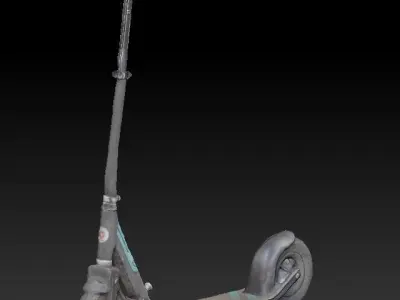 Scooter 26 Low-poly 3D model