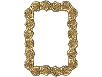 Carved Picture Frame 3D model