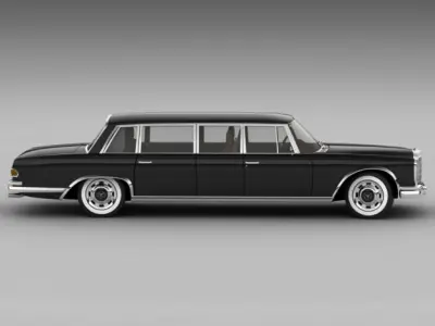 Mercedes 600 W100 Pullman 3D model