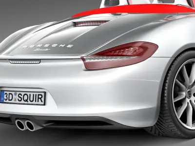 Porsche Boxster S 2013 3D model