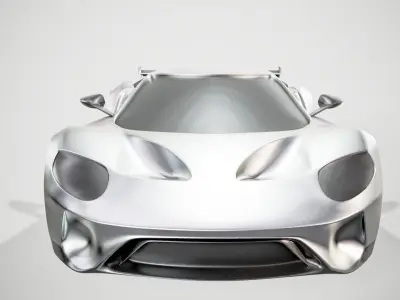 Current Sports Car 3D model