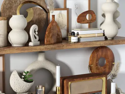 Decorative set 04 3D model