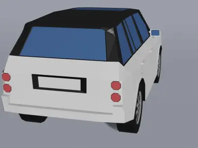 Range Rover Low-poly 3D model