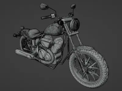 Yamaha Bolt R-Spec Heritage - Motorcycle  3D model