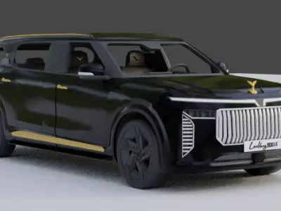 Vinfast Lac Hong 900LX Lachong Game Ready Low-poly 3D model