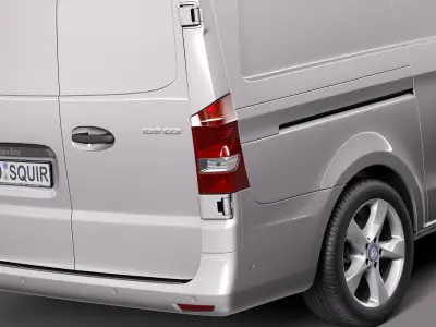Mercedes-Benz Vito Panel Van 2016 3D model