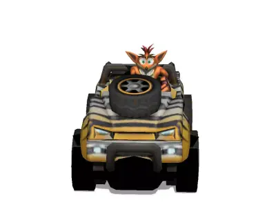 Crash Bandicoot - Crikey Crash Tag Team Racing 3D print model 3D model