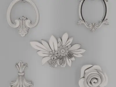 Trim Ornament 71 3D model