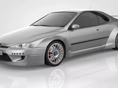 Peugeot 406 Coupe Rocket Bunny 3D model