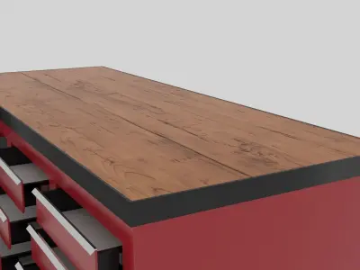 Workshop  Trolley 2 3D model