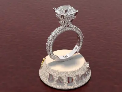 Ring Woman 3D print model 26