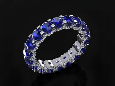 Eternity Ring 3D print model shop