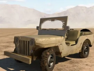 military off-road vehicles 3D Model Pack