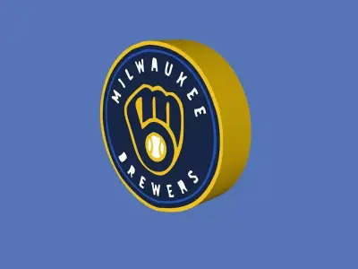 Milwaukee Brewers Team Logo 3D model
