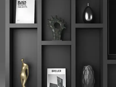 TV Shelf Furniture 71 3D model