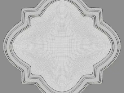  Quatrefoil mirror  3D model