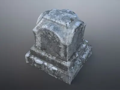 Stone Decor Low-poly 3D model