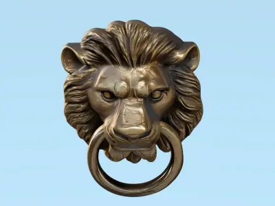 Lion head model 3D model