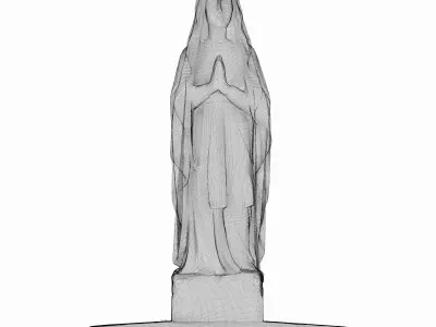 Statue of Mary Magdalene 3D model