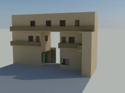 Warehouse for Steel Material 3D model