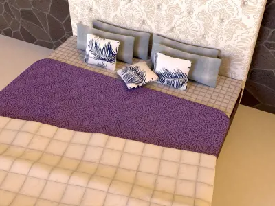 Master Bed 3D model