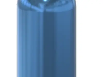 3D Printable NOS bottle hi-poly 3D print model