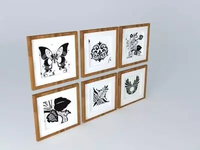 paintings paitings art art Free 3D model