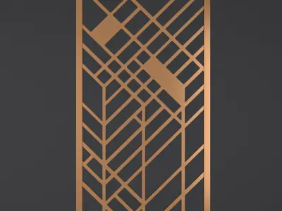 Decorative panel Free 3D model