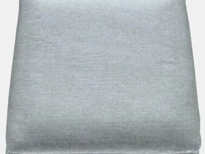 SODERHAMN Footstool cover 3 Low-poly 3D model