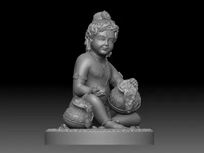 Bal Gopal 3d Print model 3D print model