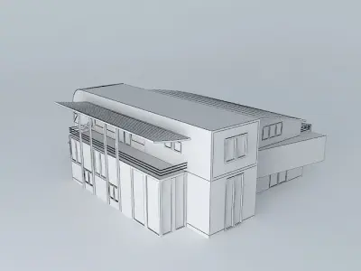 Exterior building Free 3D model