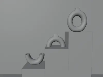 vase donut  3D model