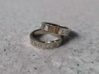 Set of Bvlgari-Bvlgari rings 3D print model