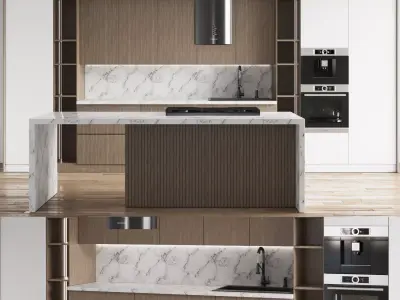Kitchen 058 3D model