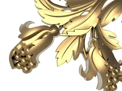  decorative pattern ready for 3D printing 3D model