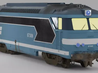 SNCF BB67300 Train 3D model
