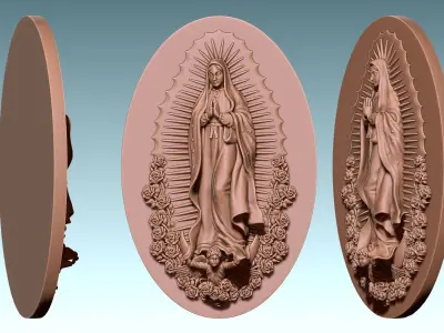 Virgins -  Mother of God - CNC 3D Model Collection