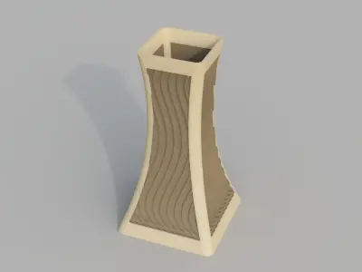 Pen holder - vase 04 Free 3D print model