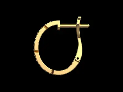 Cartier Earrings N234 3D print model