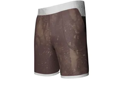 Brown Short Free low-poly 3D model