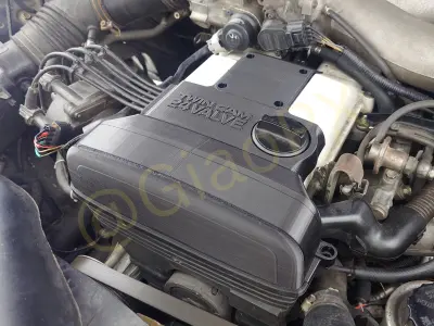 Toyota 2JZ-GE Non VVTI Upper Timing Gear Cover Model 3D print model