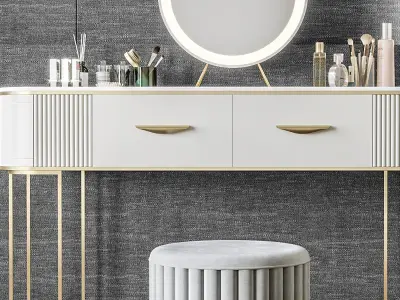 Modern Table Dressing Luxury 3D model