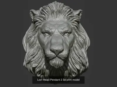 Lion head Pendant and Medalion Collection