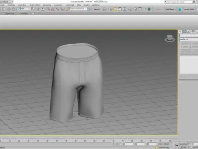 Shorts Low-poly 3D model